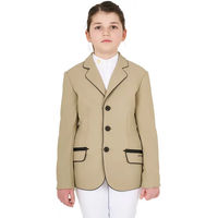 Produktbild von Equestro Turnierjacke für Mädchen in Beige Größe 14 Jahre
