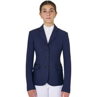 Produktbild von Equestro Turnierjacke für Mädchen in Blau ab 8 Jahren