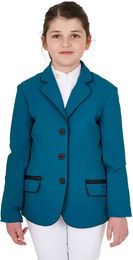 Produktbild von Equestro Turnierjacke für Mädchen in Blau Größe 14 Jahre