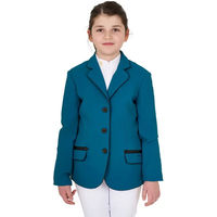 Produktbild von Equestro Turnierjacke für Mädchen in Blau Größe 14 Jahre