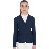 Produktbild von Equestro Turnierjacke für Mädchen in Blau mit Perforation