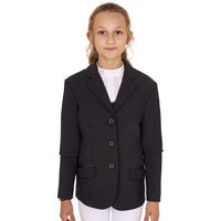 Produktbild von Equestro Turnierjacke für Mädchen in Schwarz aus Tecno Stretch Material