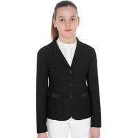 Produktbild von Equestro Turnierjacke für Mädchen Sommer Perforated Schwarz