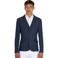 Produktbild von Equestro Turnierjacke Girasol für Herren in Blau Größe S wasserabweisend