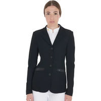 Produktbild von Equestro Turnierjacket für Damen aus perforiertem Sommerstoff in Schwarz Größe M