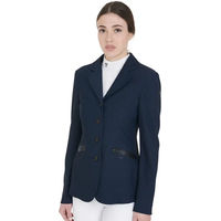 Produktbild von Equestro Turnierjacket für Damen aus perforiertem Stoff in Blau Größe L