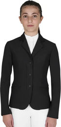 Produktbild von Equestro Turnierjacket für Kinder Schwarz Unisex Größe 12 Jahre