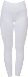 Produktbild von Equestro Turnierleggings Damen mit Full Grip in Weiß Größe M