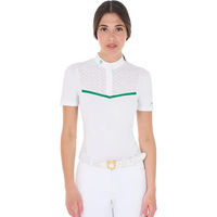Produktbild von Equestro Turnierpolo Damen Weiß XL