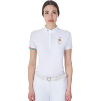 Produktbild von Equestro Turnierpolo Damen X Fise Reitshirt Weiß XS
