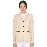 Produktbild von Equestro Turnierreitjacke Damen Sommer Beige XL