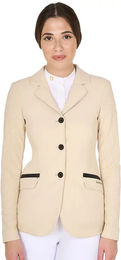 Produktbild von Equestro Turnierreitjacke Damen Sommer Beige XS
