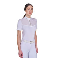 Produktbild von Equestro Turniershirt EO Strass Damen Weiß Baumwolle