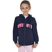Produktbild von Equestro Unisex Kapuzenjacke aus Baumwolle Blau Grösse 12 Jahre
