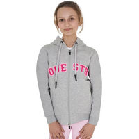 Produktbild von Equestro Unisex Kapuzenjacke aus Baumwolle Grau 14 Jahre