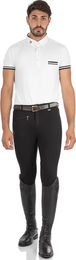 Produktbild von Equestro Urano Reithose für Herren aus Baumwolle Schwarz Größe 60 IT