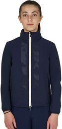 Produktbild von Equestro Wasserdichte Reitjacke für Kinder Blau