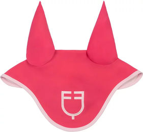 Produktbild von Equestro Wave Quilting Kurze Mütze für Pferde in Rot und Rosa