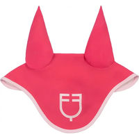 Produktbild von Equestro Wave Quilting Kurze Mütze für Pferde in Rot und Rosa
