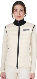 Produktbild von Equestro Weste mit Reißverschluss für Damen in Weiß und Beige Größe XL