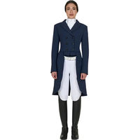 Produktbild von Equestro Wettbewerbsreitjacke mit Strass für Damen in Blau Größe M