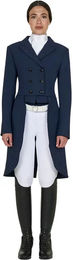 Produktbild von Equestro Wettbewerbsreitjacke mit Strass für Damen in Blau Grösse XS
