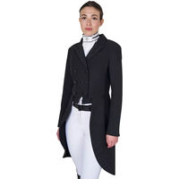 Produktbild von Equestro Wettbewerbsreitjacke mit Strass für Damen in Schwarz Größe M