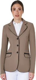 Produktbild von Equestro Wettkampfjacke Damen Reitjacke Beige Braun XS