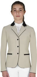Equestro Wettkampfjacke für Kinder Unisex Beige Größe 8 Jahre – Bild 1 von 1