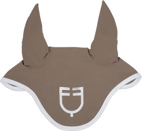 Produktbild von Equestro White Line Edition Reitermütze Full in Weiß und Braun
