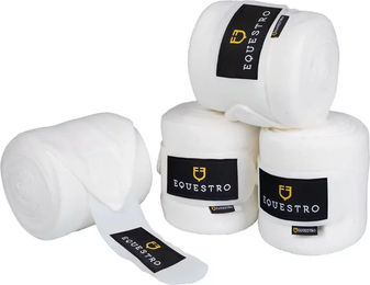 Produktbild von Equestro Woll-Gamaschen für Pferde in Weiß (4er Pack)