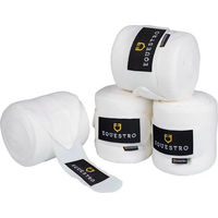 Produktbild von Equestro Woll-Gamaschen für Pferde in Weiß (4er Pack)