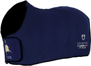 Produktbild von Equestro X Fise Fleecedecke für Pferde Blau 200 g