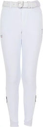 Produktbild von Equestro X FISE Reithose mit Mid Grip für Kinder in Weiß