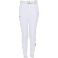 Produktbild von Equestro X FISE Reithose mit Mid Grip für Kinder in Weiß