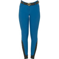 Produktbild von Equestro Zenda Damen Reithose mit Mittelhoch-Grip in Blau Größe 40