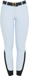 Produktbild von Equestro Zenda Light Reithose Damen mit Mid Grip Silikon für Sommer Blau Weiß Gr. 46 IT