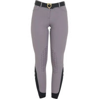 Produktbild von Equestro Zenda Light Reithose Damen mit Mid Grip Silikon in Grau Größe 46 IT