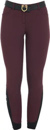 Produktbild von Equestro Zenda Light Reithose Damen mit Mid Grip Silikon in Rot Größe 38 IT