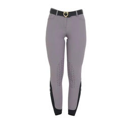 Equestro Zenda Light Reithose Damen mit Mid Grip und Silikon für Sommer Grau Größe 44 – Bild 1 von 4