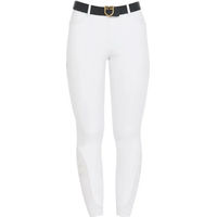 Produktbild von Equestro Zenda Reithose Damen Mid Grip Weiß Größe 42 IT Ganzjährig