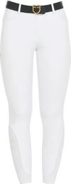 Produktbild von Equestro Zenda Reithose Damen Mid Grip Weiß Größe 48 IT Ganzjährig