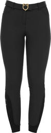Produktbild von Equestro Zenda Reithose Damen mit Mid Grip Schwarz Größe 42 IT Ganzjährig