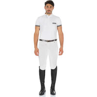 Produktbild von Equestro Zeus Reithose für Herren mit Mid Grip aus Baumwolle in Weiß Größe 48 IT