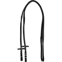 Produktbild von Equestro Zügel für Pferde aus Gummi in Schwarz