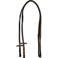 Produktbild von Equestro Zügel für Pferde aus Gummi in Schwarz oder Braun