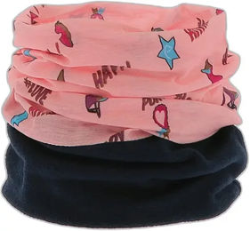 Produktbild von Equi-Kids Schlauchschal für Kinder zum Reiten Rosa aus Polyester