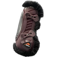 Produktbild von eQuick eCarbon Fluffy Vorderbeingamaschen aus Plüsch in Braun