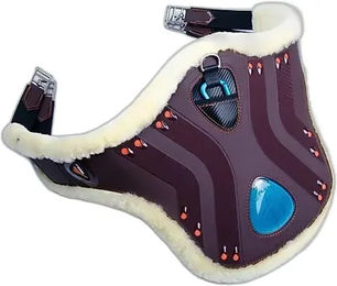 EQUICK eDiamond Fluffy Gamaschen für Pferde aus Plüsch in Schwarz – Bild 1 von 2