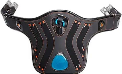 Produktbild von eQuick eDiamond Sattelgurt für Pferde in Schwarz